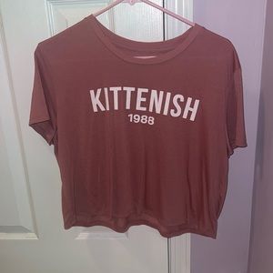 Kittenish 1988 Crop Top